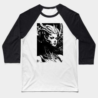 science fiction woman cyborg Baseball T-Shirt